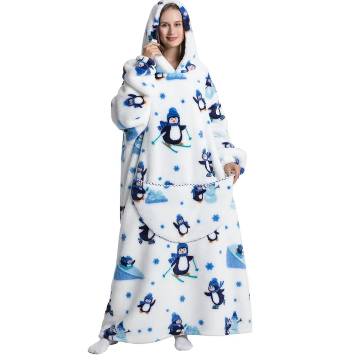 Fleece Hoodie Blanket