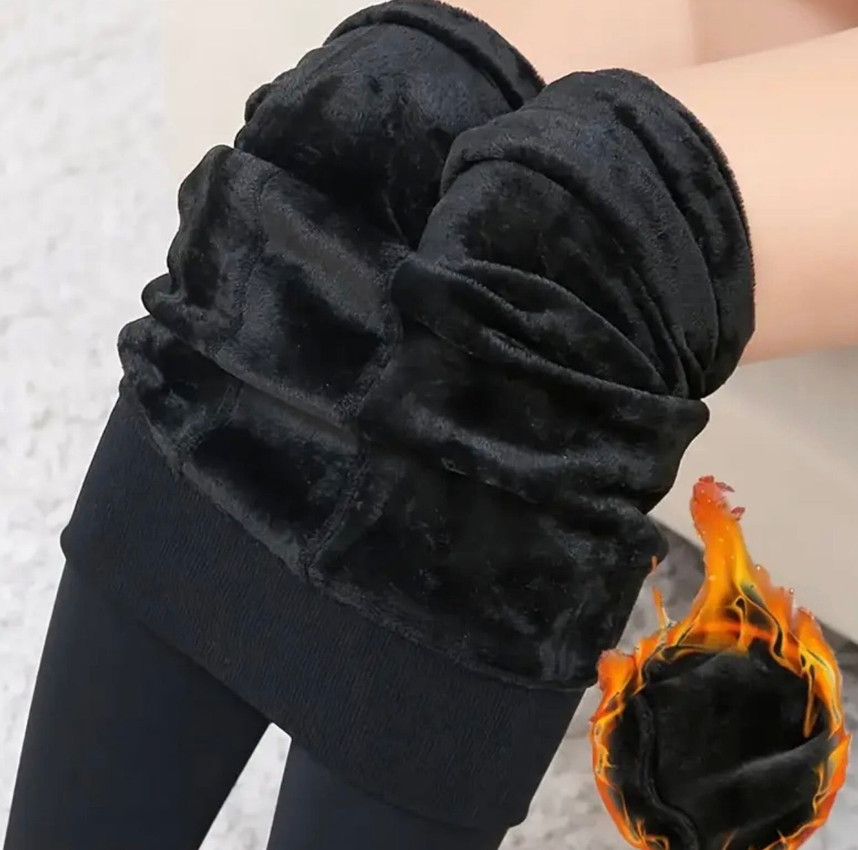 Velvet Warm High-Waist Leggings