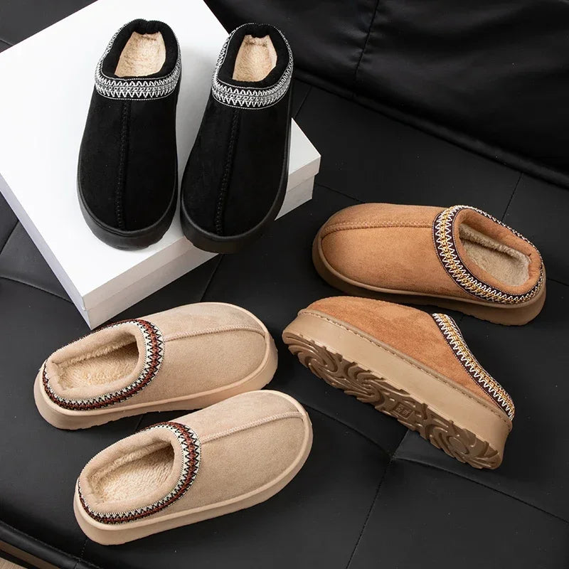 Plush Warm Winter Slippers