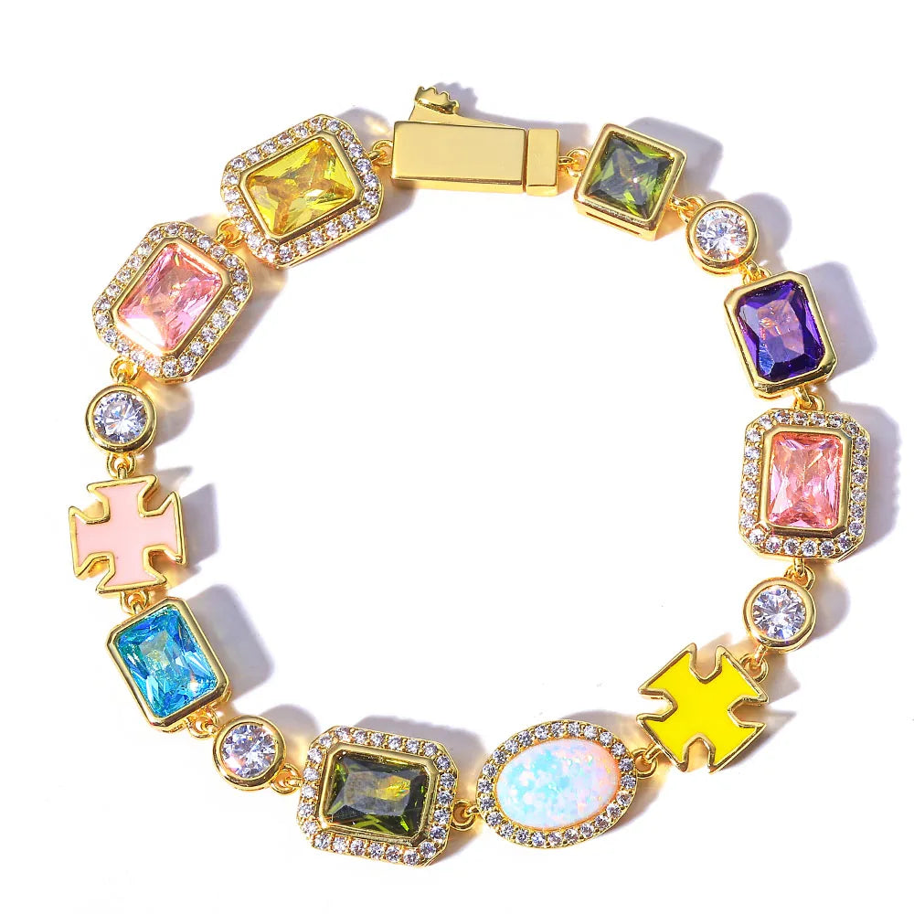 Enamel Cross Necklace