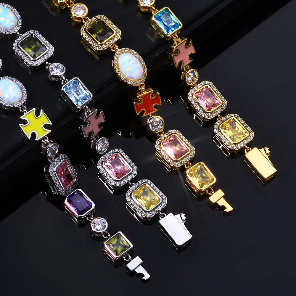 Enamel Cross Necklace
