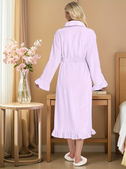 Ultra-Soft Winter Fleece Robe