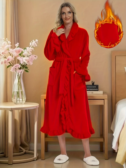 Ultra-Soft Winter Fleece Robe