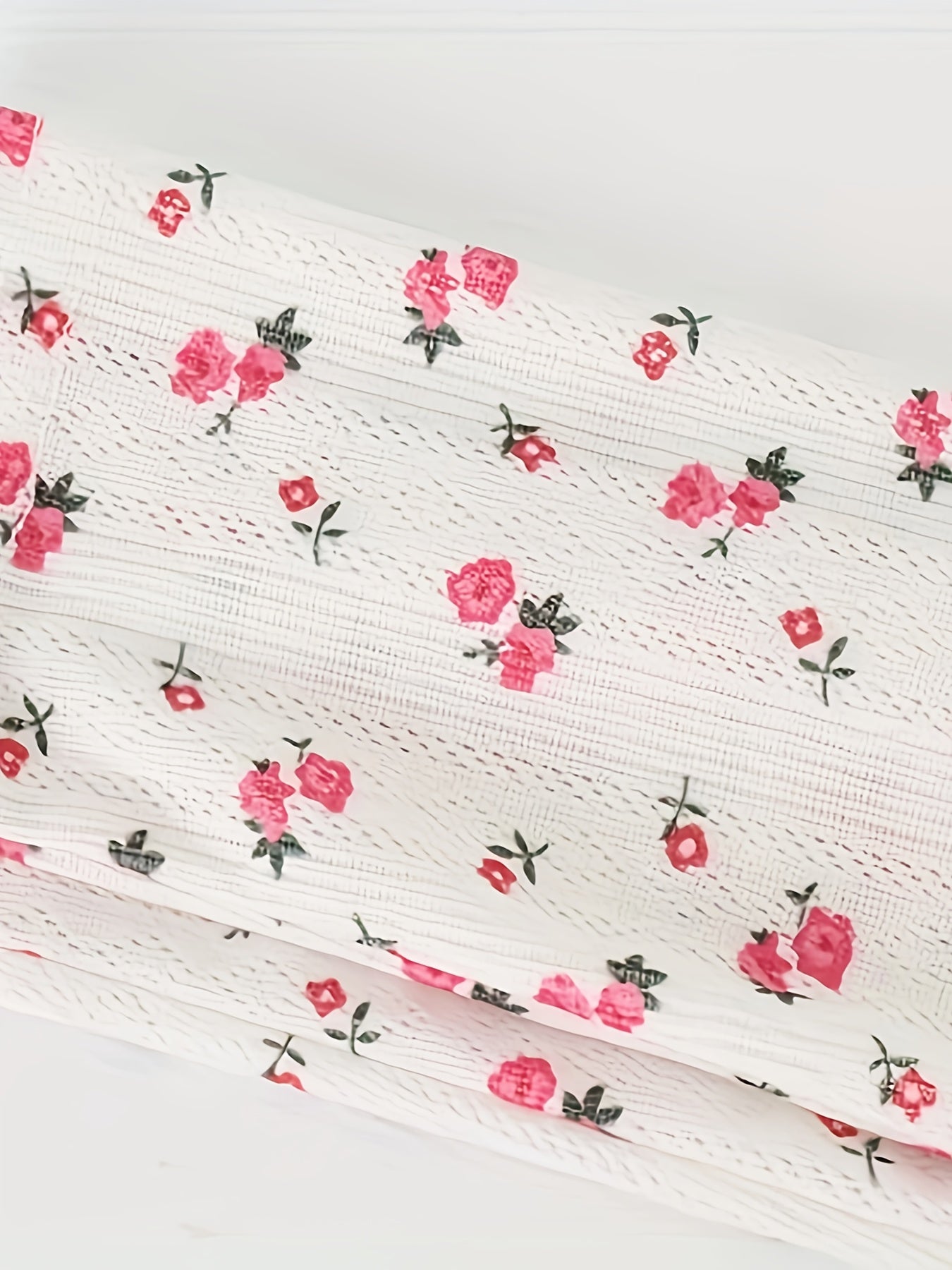 Floral V-Neck Button Jumpsuit