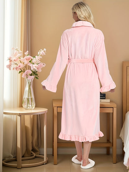 Ultra-Soft Winter Fleece Robe
