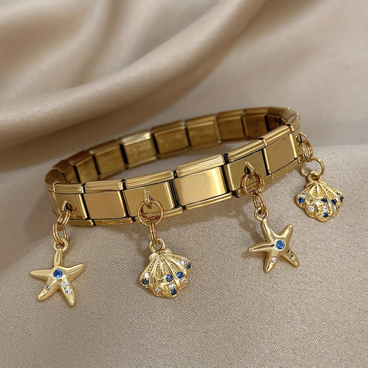 Marina Starfish & Shell Bracelet