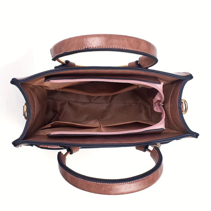 Amara Letter Print Tote Set