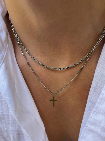 Duo Cross Necklaces