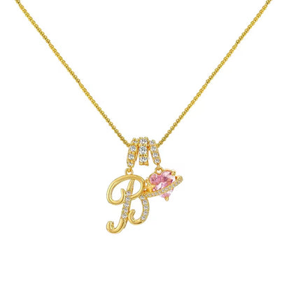 Arielle Initial Charm Necklace