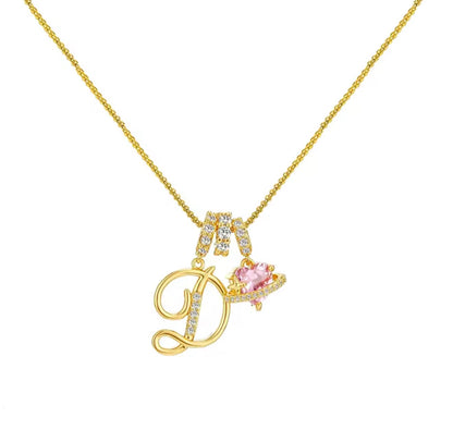 Arielle Initial Charm Necklace