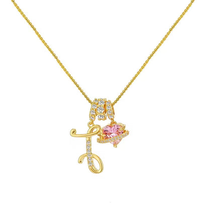 Arielle Initial Charm Necklace