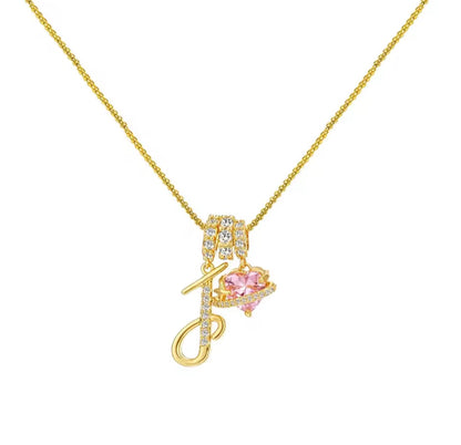 Arielle Initial Charm Necklace