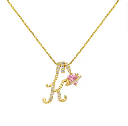 Arielle Initial Charm Necklace