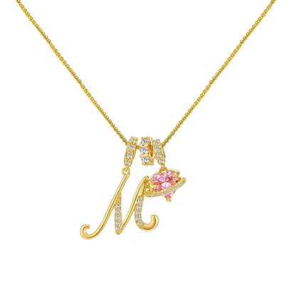 Arielle Initial Charm Necklace