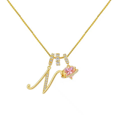 Arielle Initial Charm Necklace