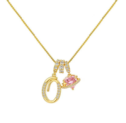 Arielle Initial Charm Necklace