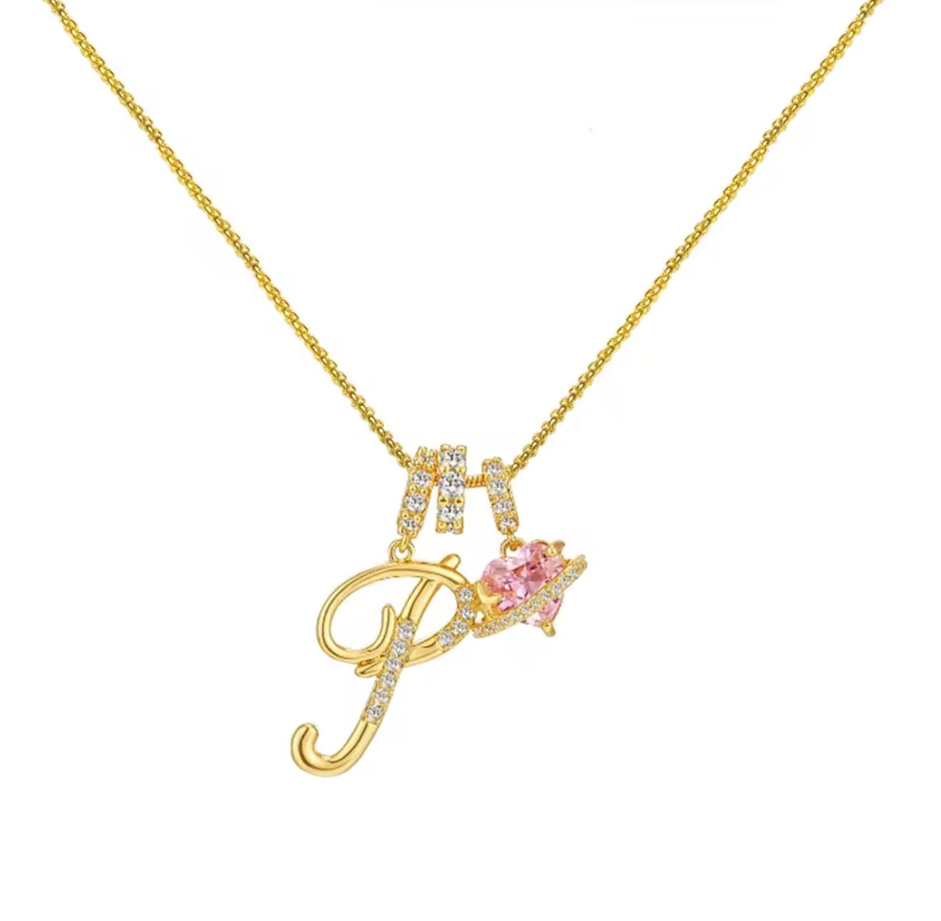 Arielle Initial Charm Necklace