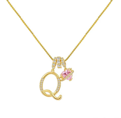 Arielle Initial Charm Necklace