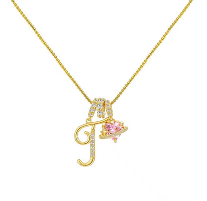 Arielle Initial Charm Necklace