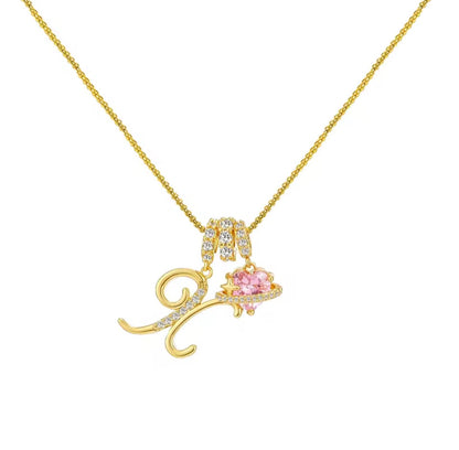 Arielle Initial Charm Necklace