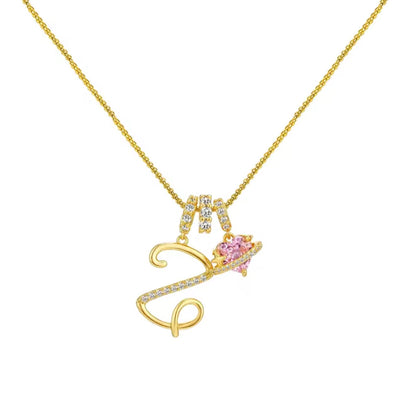 Arielle Initial Charm Necklace