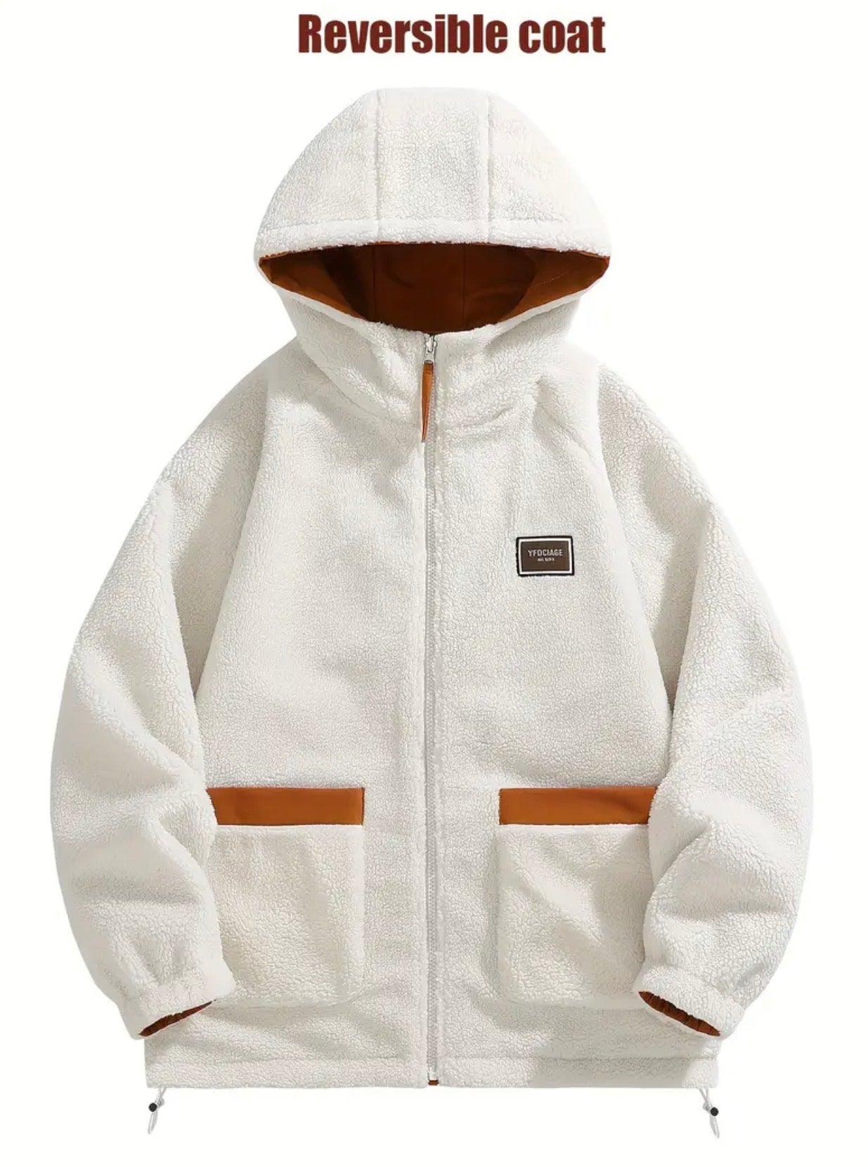 Reversible Embroidered Fleece Jacket