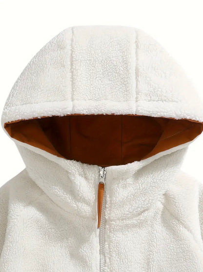 Reversible Embroidered Fleece Jacket