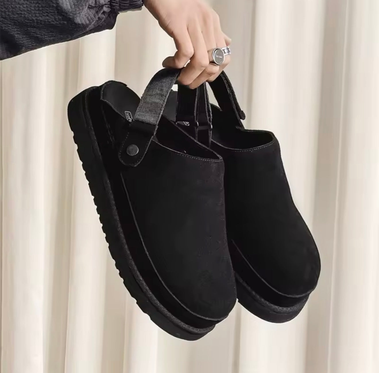 Cozy Winter Sling Slippers