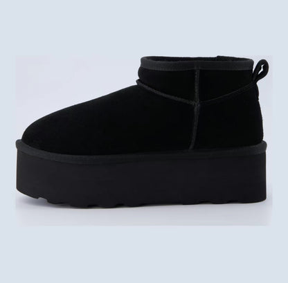 Cozy Platform Mini Winter Boots