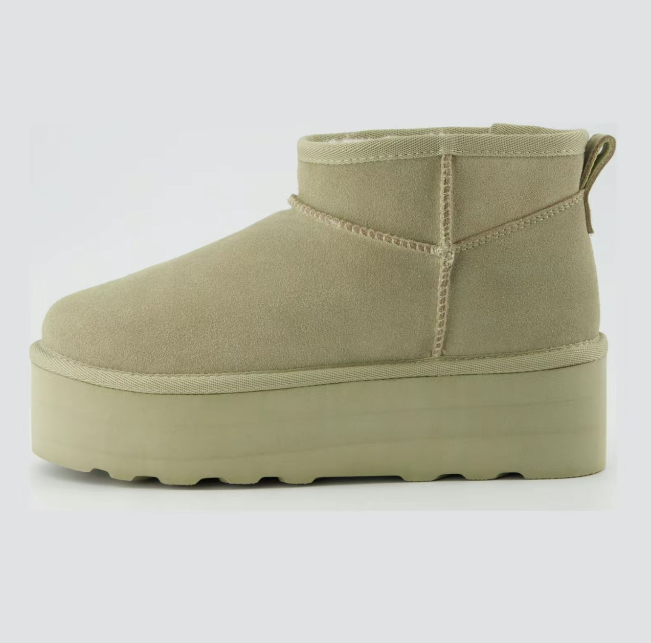 Cozy Platform Mini Winter Boots