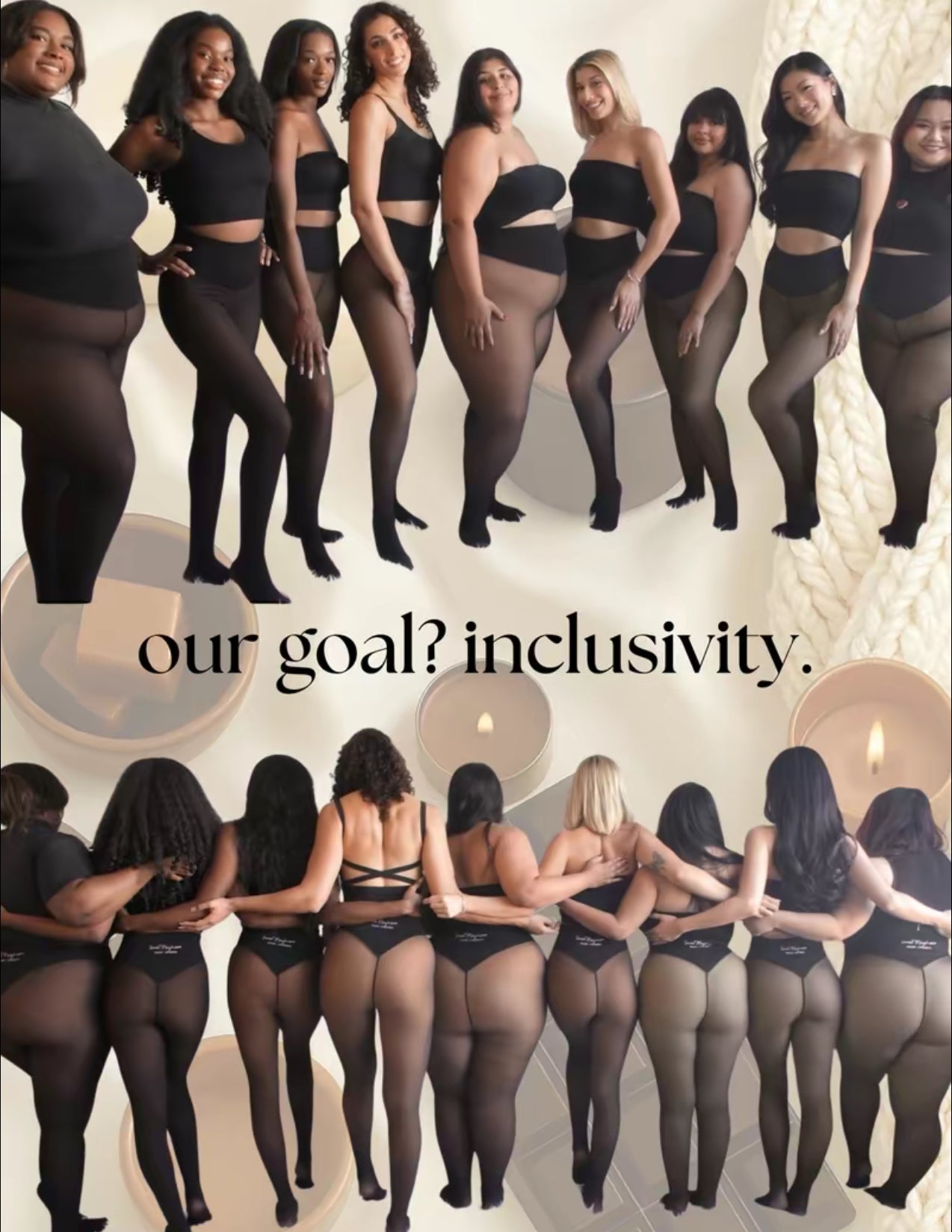 Invisible Fleece Warm Tights