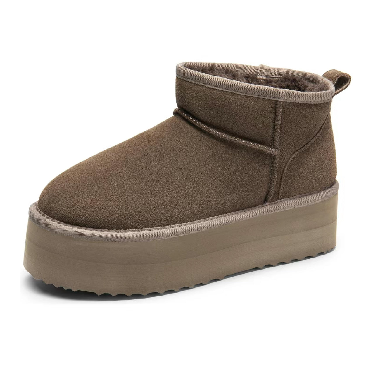 Cozy Platform Mini Winter Boots