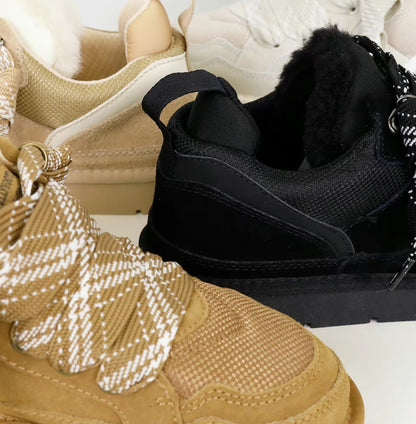 Winter Fur-Lined Sneaker Boots