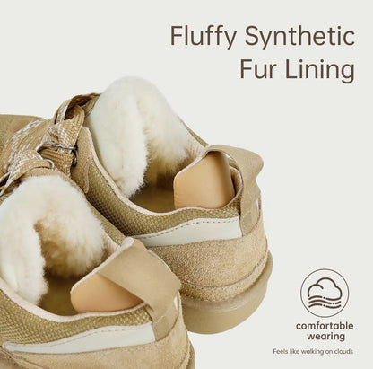Winter Fur-Lined Sneaker Boots