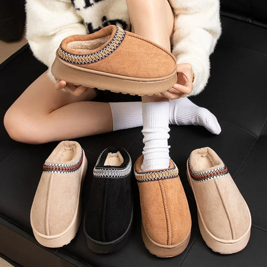 Plush Warm Winter Slippers