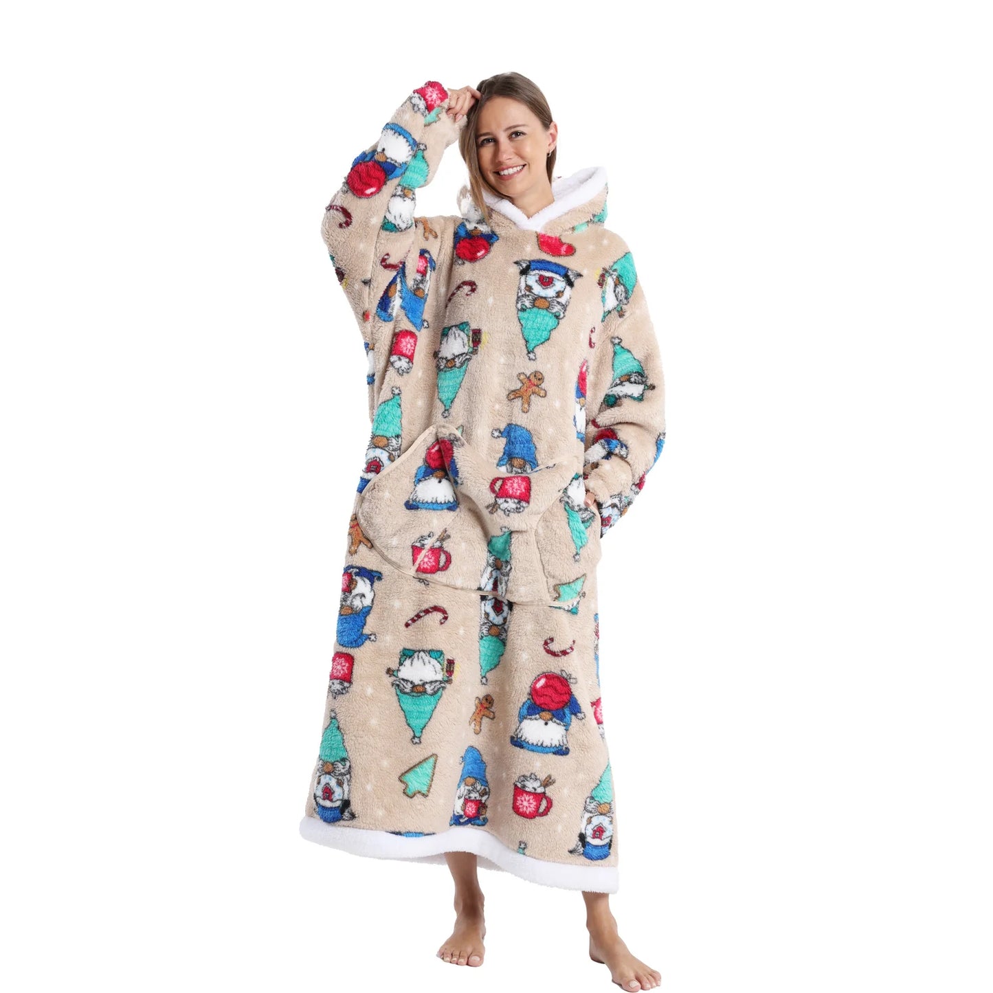 Fleece Hoodie Blanket