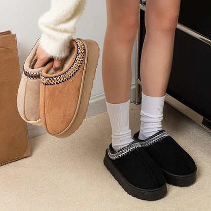 Plush Warm Winter Slippers