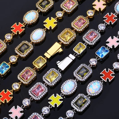 Enamel Cross Necklace