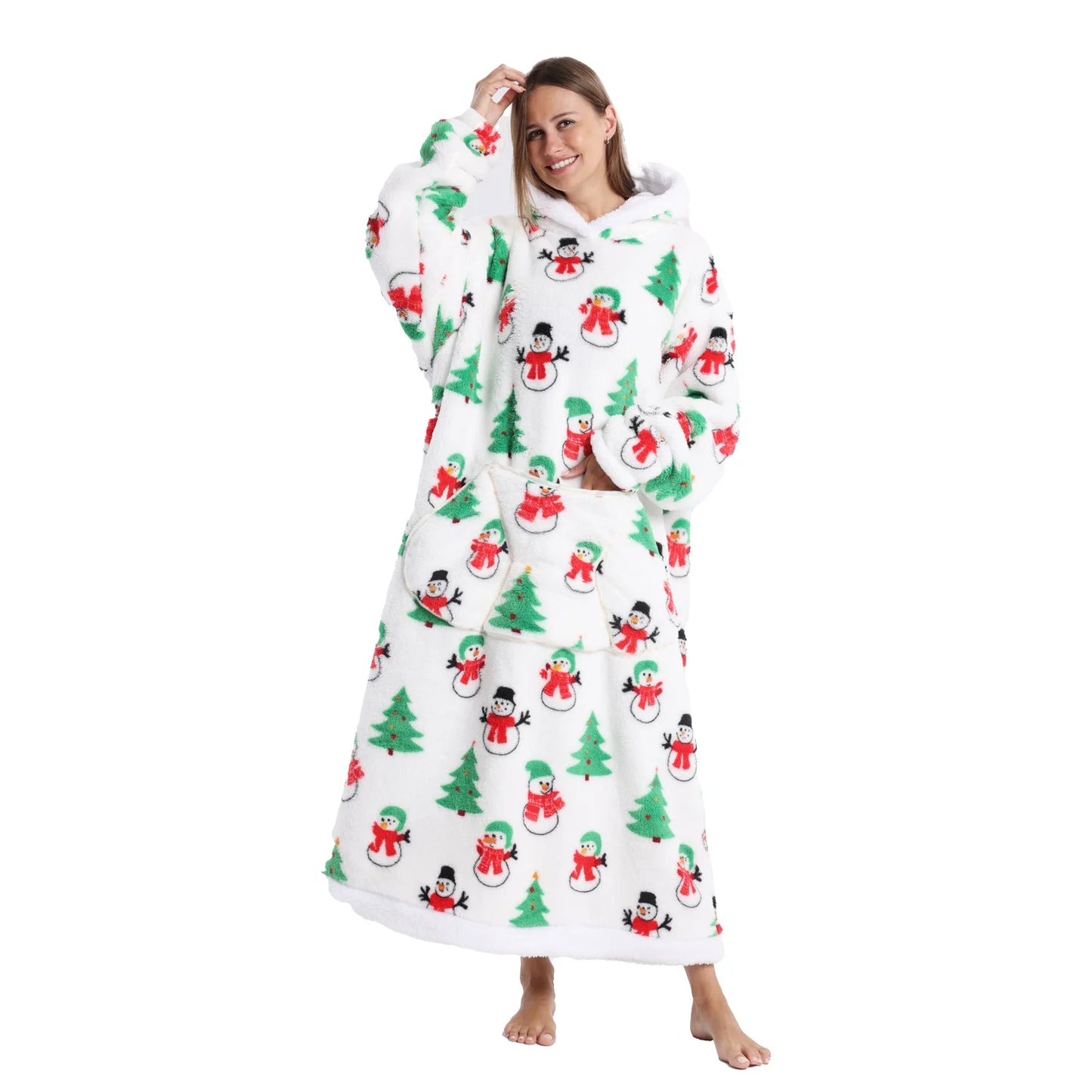 Fleece Hoodie Blanket