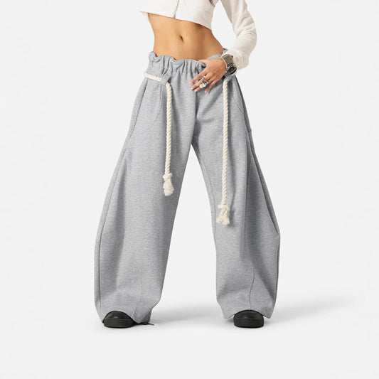 Vintage Oversized Street Pants for Women