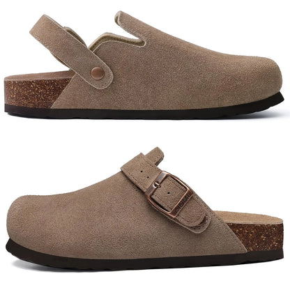 Crestar Suede Clog Mules