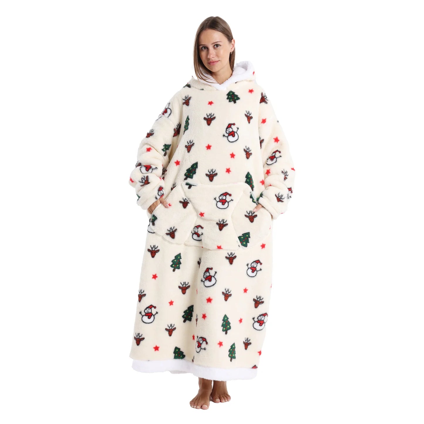 Fleece Hoodie Blanket