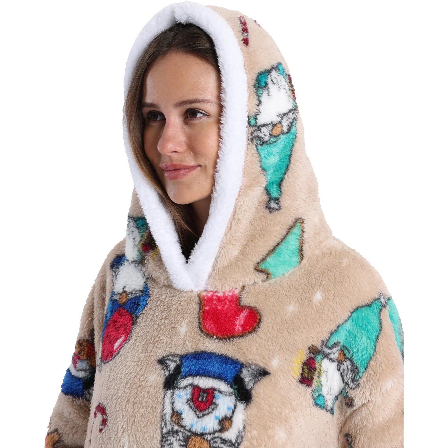 Fleece Hoodie Blanket