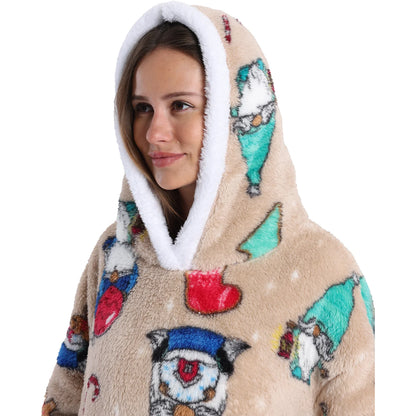 Fleece Hoodie Blanket