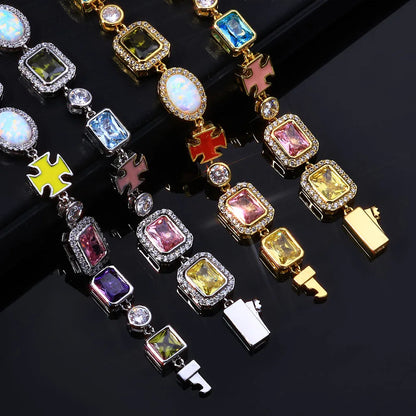 Enamel Cross Necklace