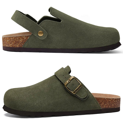 Crestar Suede Clog Mules