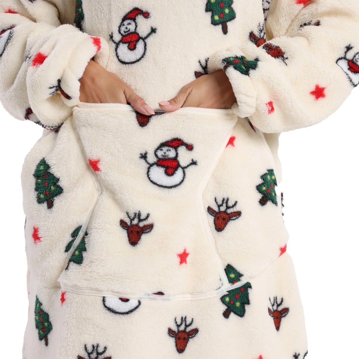 Fleece Hoodie Blanket