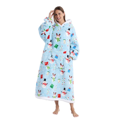Fleece Hoodie Blanket