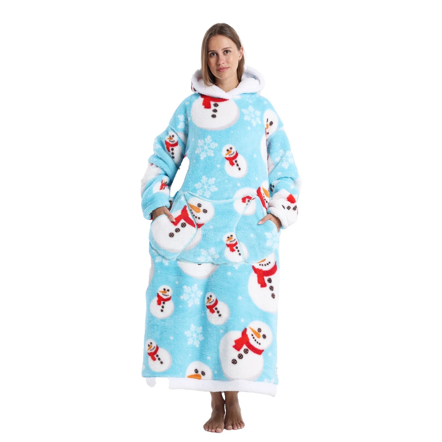 Fleece Hoodie Blanket