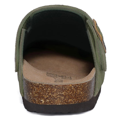 Crestar Suede Clog Mules